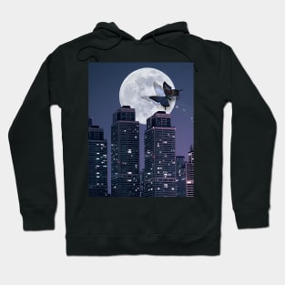 Butterfly meets moon Hoodie